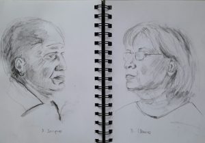 Portraits de Jean-Jacques et de Marie-Claire